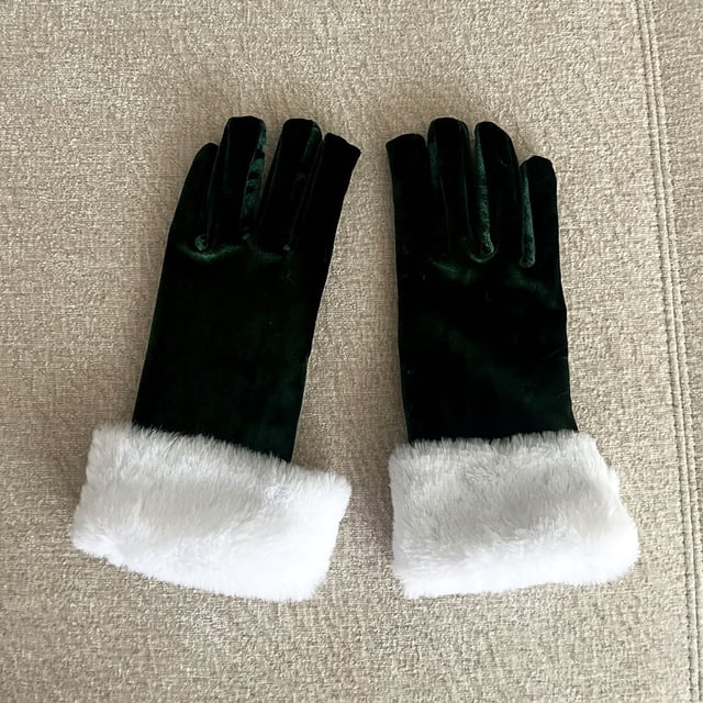 Gants de Noël Épais en Tricot Anti-Froid