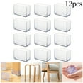 thumbnail image 3 of 10 X Rubber Chair Leg Cap Oval Covers Furniture Table Feet Floor Protectors, 3 of 4
