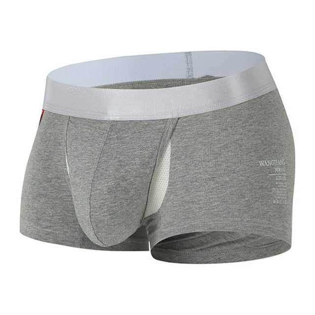 Summer Fashion Personality Comfortable Mid Waist Flat Angle Separation Men's Underwear