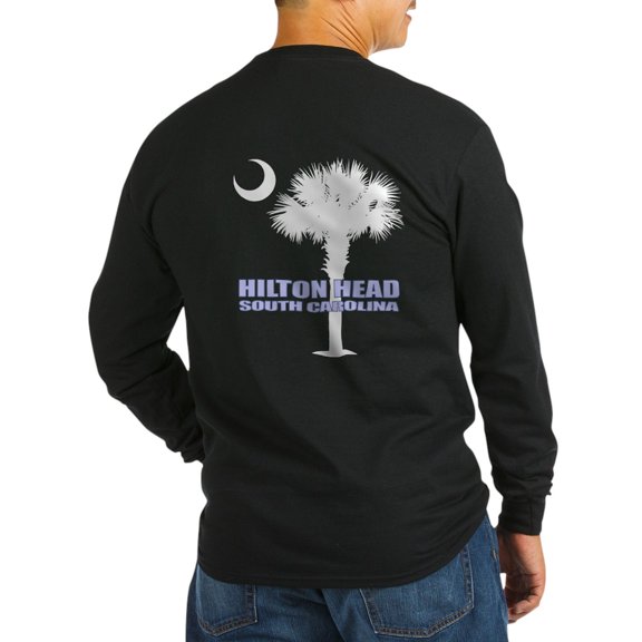 CafePress - Hilton Head Long Sleeve T Shirt - Long Sleeve Dark T-Shirt