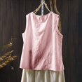 thumbnail image 6 of Endives Womens Tank Tops Sleeveless Shirts Ethnic Style Tee Sleeveless O Neck T Shirt Blouse Outerwear Tank Top, 6 of 6