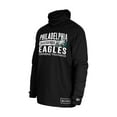 thumbnail image 2 of Men's New Era Black Philadelphia Eagles Functional Fandom Balaclava Helmet Stripe Tri-Blend Hoodie, 2 of 5