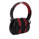 thumbnail image 2 of Protección auditiva Orejeras 24dB NRR Carcasa giratoria ajustable de 360 ​​​​° Negro Rojo Reducción de ruido para viajes, 2 of 10