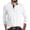 White, variant on Mens Long Sleeve Polo Shirt With Pocket Classic Color Block Stretchy Undershirt Casual Daily Office Polo Shirt