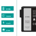 thumbnail image 3 of 7WNW1 Laptop Battery Compatible with Dell Latitude 5424 5420 7424 Rugged Extreme P85G P86G P137G P137G001 P137G002 P85G001 P86G001 Series DMF8C GK3D3 6NNCF DP3KF DMF0C 07WNW1 451-BCHV, 3 of 10