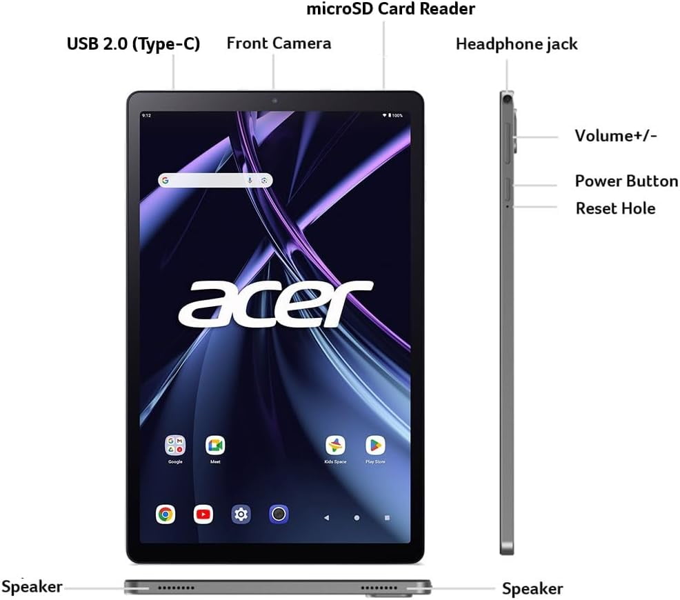 acer　タブレット　4G＋LTE対応　SIMフリー　4GB　64GB 楽天市場】タブレット アンドロイド 10.4インチ タブレットpc