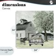 thumbnail image 4 of Stupell Industries Farmhouse Buttercup's Flowers on Farm Canvas Art, 24 x 24, by Cindy Jacobs, 4 of 8