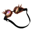 thumbnail image 5 of Steampunkn Glasses Goggle with Rainbow Crystal Glass Lens, 5 of 5