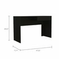 thumbnail image 4 of Triple Tree 43In Home Office Computer Desk, Wooden Writing Desk Studying Table with 1 Storage Drawers for Living Room, Bedroom, Black, 4 of 6