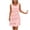 Pink, variant on Mother of The Bride Dresses for Women Dressy Scoop Neck Sleeveless A-Line Mini Dress Elegant Ruffle Tiered Formal Wedding Guest Dresses L