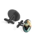 thumbnail image 2 of Sea Lion Silver Jewelry Men Shirt Cufflink Set Made of Stainless Steel, Suitable for Business Attire, Formal Events, and Weddings, 2 of 6