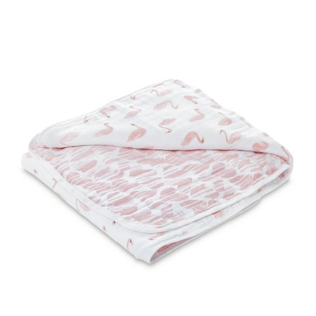 UPC: 0842332135810 | aden + anais essentials muslin blanket briar rose – swans