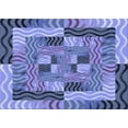 thumbnail image 1 of Ahgly Company Tapis d'Intérieur Lavables à la Machine pour la Zone de Pervenche Profonde, 2' x 4', 1 of 7