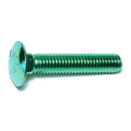 

3/8 -16 x 2 Green Rinsed Zinc Grade 5 Carriage Bolts (70 pcs.)