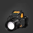 thumbnail image 3 of Sensor LED Head Lamp Rotary Zoom USB Charging Head Torch Strong Light Outdoor Flashlight Headlamp with Battery, 3 of 5