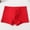 Red a, variant on LJEFF Boys Cotton Boxer Briefs, Solid Color Elasticity Comfort Breathability Kids Underwear Boys Dark Gray Size 5-6
