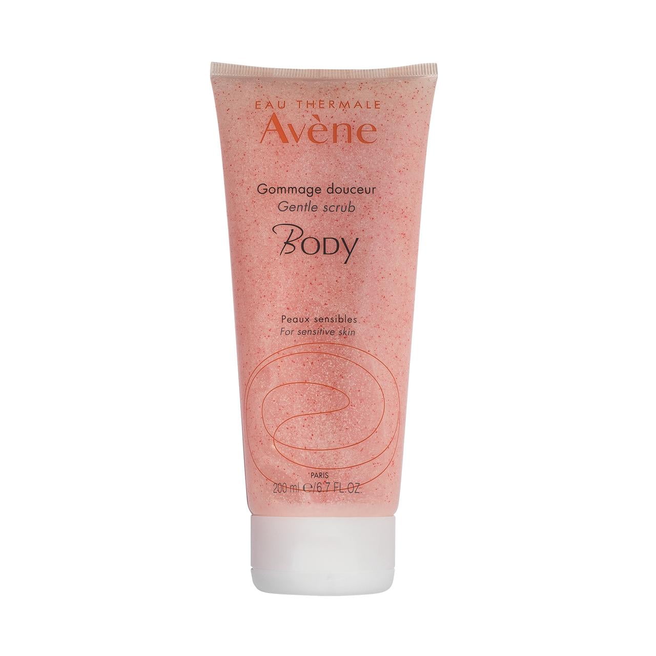 Avene Eau Thermale Gentle Body Scrub, Biodegradable, Non-Abrasive Exfoliation Scrub, 6.7 fl oz