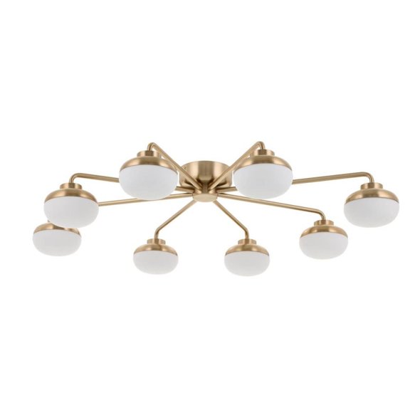 52608CPZ-Kichler Lighting-Remy - 256W 8 LED Flush Mount-7.75 Inches Tall and 34.25 Inches Wide-Champagne Bronze Finish