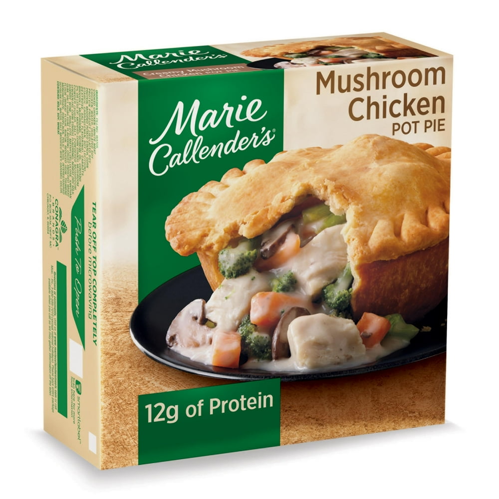 Marie Callender's Frozen Meal, Creamy Mushroom Chicken Pot Pie, 15