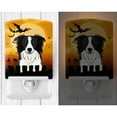 thumbnail image 2 of Caroline's Treasures BB1799CNL Halloween Border Collie Ceramic Night Light, 6x4x3", multicolor, 2 of 2