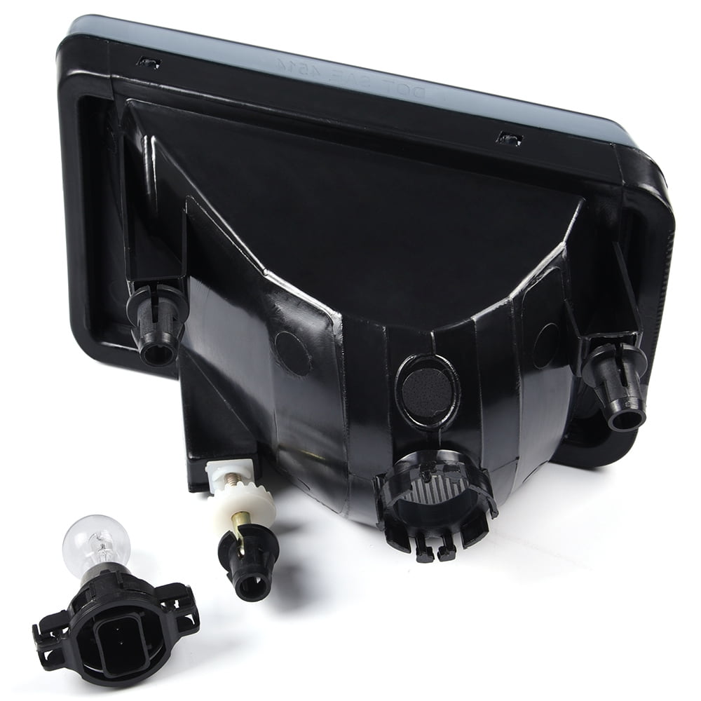 PIT66 Fog Lights Lamps w/ Bulbs Smoked Lens Fit For Chevy GMC Suburban Silverado 1500 2500 /3500