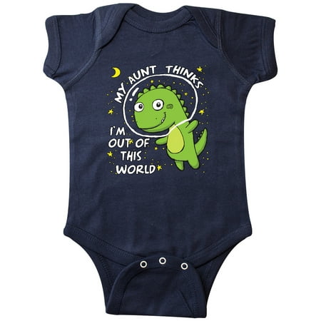 

Inktastic My Aunt Dinosaur Gift Baby Boy or Baby Girl Bodysuit