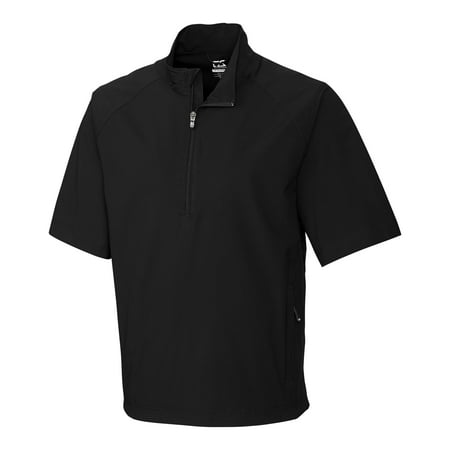 Cutter & Buck Men's Short Sleeve CB WeatherTec Summit Performance Golf Half Zip Jacket