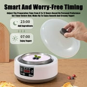 Yogurt Maker Machine , Probiotic Yogurt Maker with Temperature Control and Timer, Yogurt Machine with LCD Display, Multi-Function Yogurt Machine for Home Use