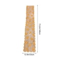 thumbnail image 3 of geerera Fall Embroidered Table Runner with Scalloped Edge, Rustic Harvest Long Tablecloth, Autumn Maple Leaf Decor for Dining Table, Outdoor Picnic & Thanksgiving Home, 73", 3 of 6