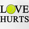 thumbnail image 2 of CafePress - Love Hurts (Light) - Trucker Hat - Polyester Foam Front and Nylon Mesh Weave Back, 2 of 10