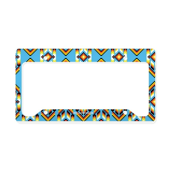 CafePress - Native American Design Wind License Plate Holder - Aluminum License Plate Frame, License Tag Holder