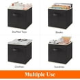 thumbnail image 7 of Lifewit Collapsible Storage Cubes 11 inch Foldable Fabric Bins Multi-Color Set of 8 Black, 7 of 7