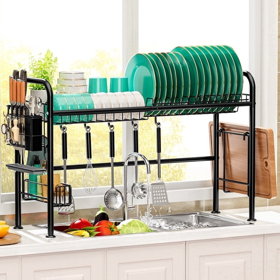 SEENWUUN over sinks dish drainer and dish racks, over the sinks dish racks,kitchen shelf organizer,over the sinks dish racks
