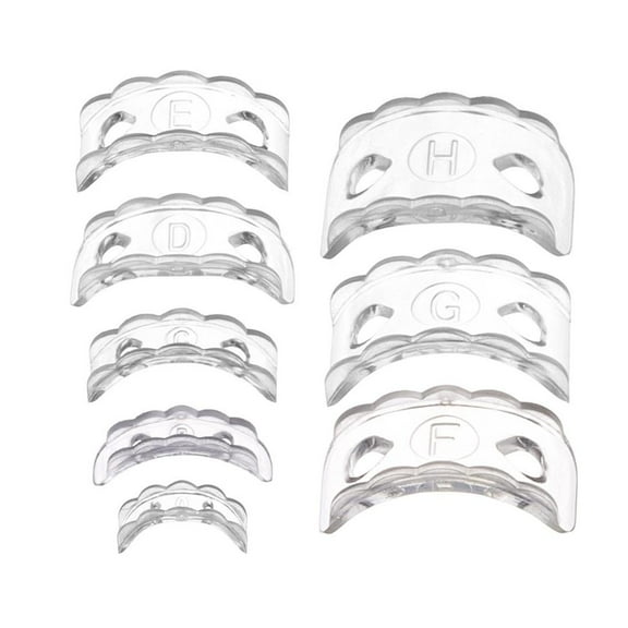 Necvior 8 Pack Multifuntional Ring Size Adapters Soft Silicone Inserts Assorted Sizes Ring Adjusters for Various Ring Types