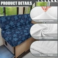 thumbnail image 6 of XYZCANDO Sea Turtle RV Dinette Cushions Comfortable RV Accessories Stretchable Couch Cover 2 Cushion Sofa Universal 2 Seat Couch Cover Stylish Loveseat Sofa Chair Cover Furniture Protector Blue, 6 of 7