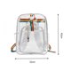 thumbnail image 5 of Bolsa Mochila transparente de moda Summer Rainbow See Through PVC Schoolbag (Blanco) Likrtyny Para Estrenar, 5 of 9