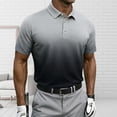 thumbnail image 4 of Men's Henley 3 Button Shirts Short Sleeve Muscle Fit Cotton T-Shirt Casual Soft Breathable Workout Athletic Tee Bodybuilding Summer Fashion Top with Contrast Trim, 4 of 5