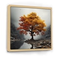 thumbnail image 2 of Designart "Maple Foliage Abstract Art I" Tree Maple Floater Framed Canvas Prints, 2 of 5
