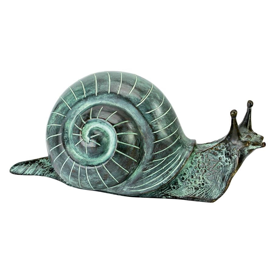 Bronze Snails Garden Statue: Medium by Design Toscano