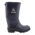thumbnail image 3 of KAMIK Youth Unisex Stomp Rain Boots, Color: Navy Black, Size: 13 (EK6149-NAK-13), 3 of 7