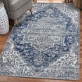 thumbnail image 4 of Luxe Weavers Hampstead Collection Denim Blue 5x7 Boho Area Rug, 4 of 7