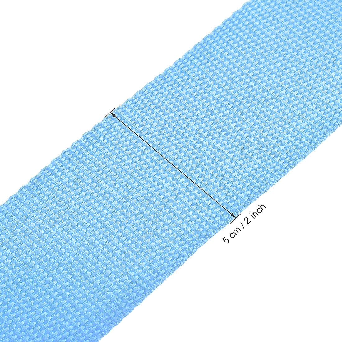 Unique Bargains Luggage Straps Belts with Buckle Label Adjustable Bag Packing Accessories Sky Blue