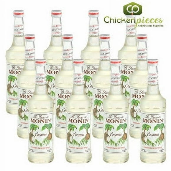 Monin Premium Coconut Flavoring Syrup 750mL/25.36oz (12/Case)