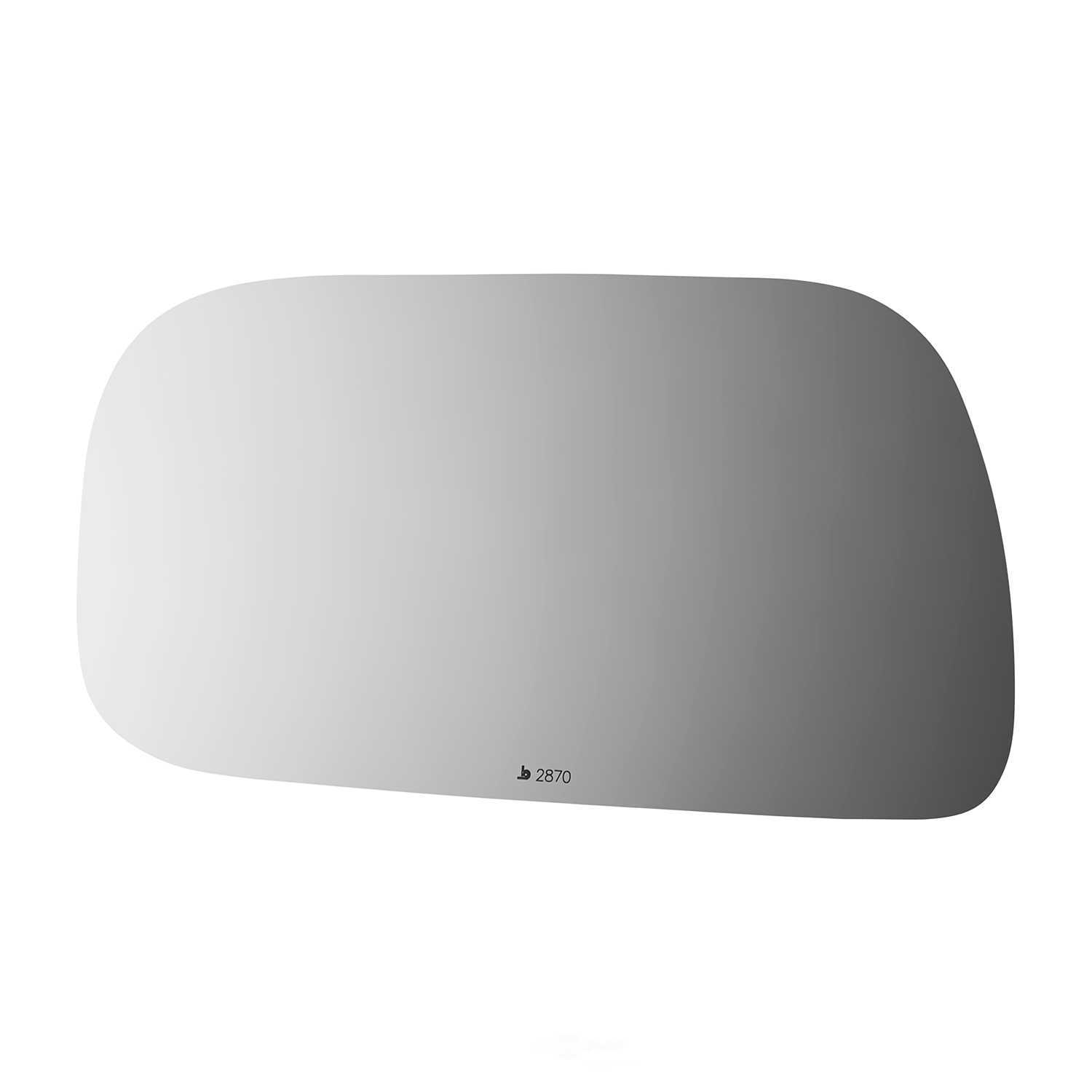 Burco Side View Mirror Replacement Glass - Clear Glass - 2870