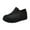 Black, variant on Women Food Service Leather Lace Up Oxfords Shoes Wide Round Toe Slip Resistant Shoes Nursing Shoes Comfortable Lightweight Business Work Formal Shoes