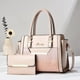 thumbnail image 4 of Juego de 2 bolsos de mano para mujer, de gran capacidad, de piel, para hombro, 4 of 5