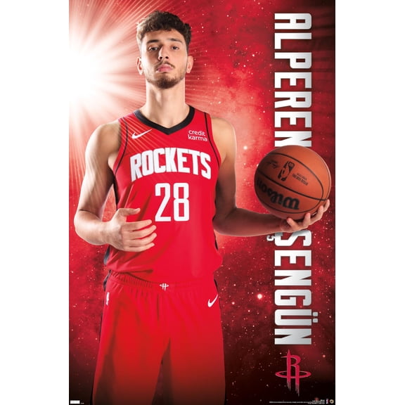 NBA Houston Rockets - Alperen Sengün 23 Wall Poster, 22.375" x 34"