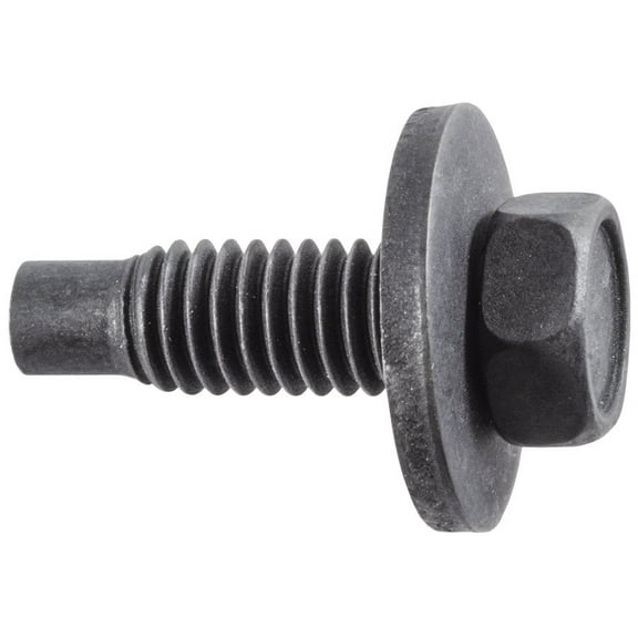 Auveco # 23664 Hex Head Sems Body Bolt W/Dog Point 3/8-16 X 1-3/16" - Black 57048-S2. Qty 50.
