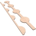 thumbnail image 6 of Ekena Millwork 47"H x 1/4"T Bridgeport Adjustable Wood Decorative Slat Wall Panel Kit, Red Oak (contains 11 Slats + 1 Straight Edge Starter Slat), 6 of 16