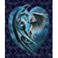 thumbnail image 3 of Anne Stokes Signature Silk Touch Sherpa Lined Throw Blanket (Silverback), 3 of 3